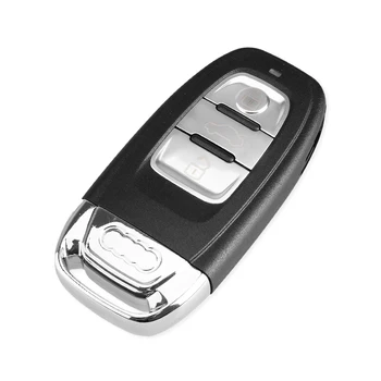 Подмяна На Dandkey Uncut Smart Remote Car Key Shell 3 Бутона Case Fob Cover ForAudi A4l A3 A4 A5 A6 A8 Quattro Q5 Q7 A6 A8