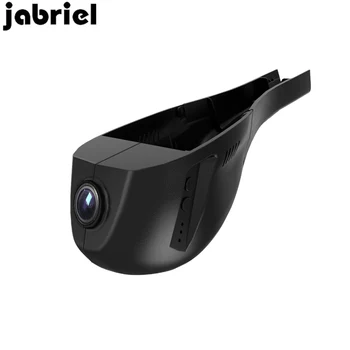 Jabriel 1080P hidden car driving recorder auto dash cam car dvr автомобилна камера с Двойна леща за Volkswagen General CC sharan