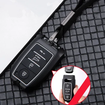 За Kia 2018 2019 sportage R Stinger remote sorento cerato Forte protect Key Shell цинк сплав+силикагел пълно покритие калъф за ключове на автомобила