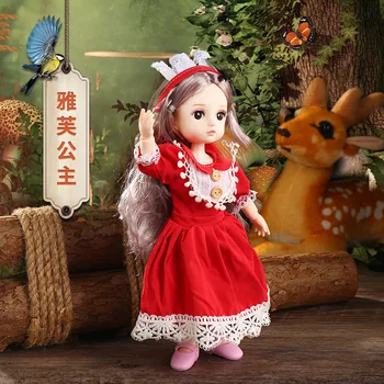 Нов 30 см Blyths кукла дрехи мода дантела рокля на принцеса кукли набор от BJD кукла, аксесоари за направи си САМ играчка Baby Girl дрехи мода подарък