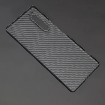 Истински калъф за телефон от въглеродни влакна за Sony Xperia 1 II Ultra-thin Anti-knock Aramid Fiber shell