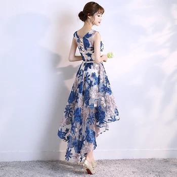 Robe de soiree 2019 lace up Scoop секси elegant vestido de феста evening dress Short Front Long Back Party Dresses абитуриентски рокли