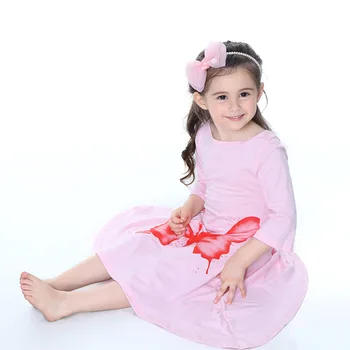момиче обличам детски дрехи пеперуда печат детски дрехи принцеса детски рокли за момичета