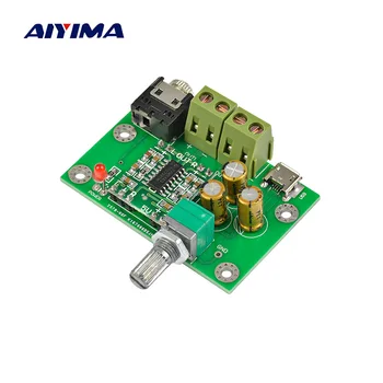 AIYIMA PAM8403 Class D Digital Amplifier Audio Board 3W+3W For Passive лавица за книги 5V Power Supply for 4-8 inch Speaker направи си САМ