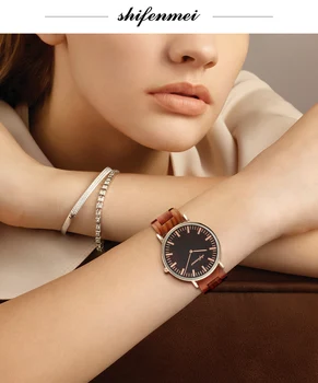 Ултра тънък ръчно изработени дървени дамски часовници от Топ Марка луксозни часовници Мъжки спортни и ежедневни двойка ръчен часовник водоустойчив