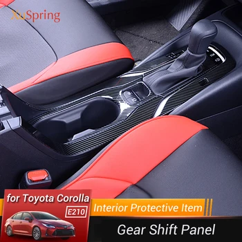 за Toyota Corolla 2019 2020 2021 E210 12th Car Console Gearbox Gear Shift Panel Trim Frame Cover Sticker Stripes Garnish Стайлинг