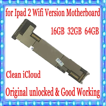 Оригинал разблокировал версия на wifi и версия wifi+3g дънна платка за дънната платка на ipad 2 с пълни чипове за iPad 2 Logic board IOS