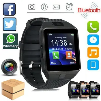 Bluetooth DZ09 Smart Watch Relogio Smart Watches Support GSM SIM TF Card Покана гривна