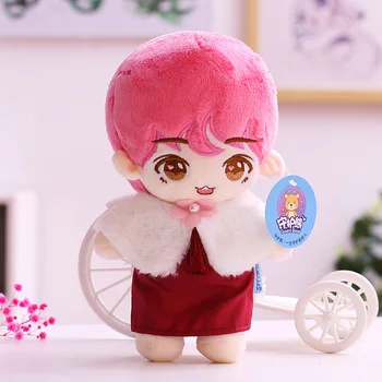 Kpop плюшени играчки XIUMIN SUHO LAY Чен Kris D. O Oh SeHun KAI Luhan мека кукла прекрасно куче, животно, кукла рожден ден girlfirend подарък