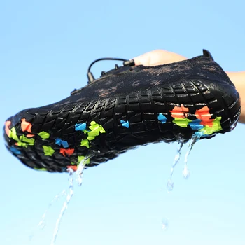 Мъжки Аква обувки на бос мъжки плажни обувки за жени дишаща туризъм, спортни обувки+за Мъже бързо съхнещи речни морски откритите водни маратонки
