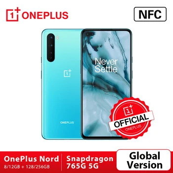 Глобалната версия на OnePlus Nord 5G OnePlus официален магазин Snapdragon 765G смартфон 8 GB 128GB 6.44