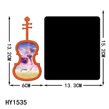 Плашки вырезывания на матрицата на екрана цигулка умират дървени плашки HY1535 подходящи за общи Плашк-машини за рязане на пазара