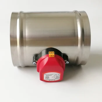 150мм електрическа въздушна клапата 220V, електрически въздушен клапан използван за вентилация тръби на газопровода или на климатична система