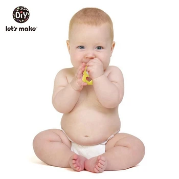 Детски стоки за новородени Силикон гризач мечка 1бр Варежка детски прорезыватель латексова залъгалка висулка начални зъбите играчки нека да направим