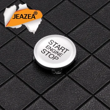 JEAZEA ABS Car Engine Start Stop Switch Button Cover Trim for Alfa Romeo 2017 2018 Ring Cover етикети аксесоари