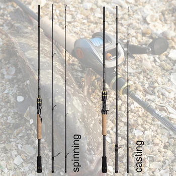 Obei Casting Spinning Fishing Rod 2.1 2.4 m M/MH Travel Street Баит 2tips Fast Род Vara De Pesca 13-39g Fishing Rod
