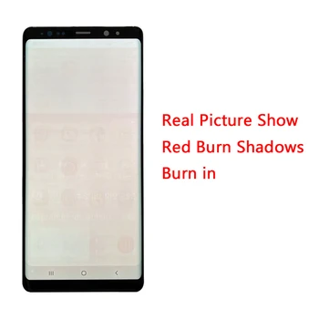 Оригинални LCD дисплей N960 за Samsung Galaxy Note 9 LCD дисплей с рамка при събирането на NOte 9 N960D N960DS LCD дисплей със сенки изгаряне