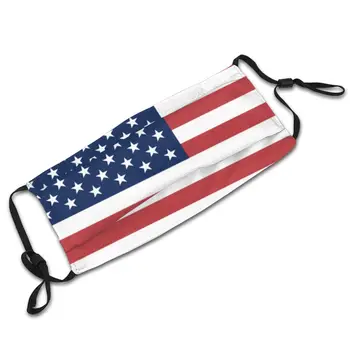 Американският флаг на САЩ еднократна маска с филтър пылезащитная маска-защитно покритие респиратор устата муфель