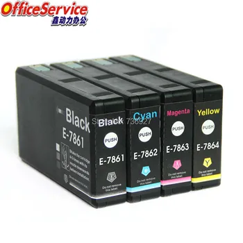 4X T786 T7861 to T7864 съвместим мастило касета за Epson WorkForce WF Pro-4630 4640 5110 5190 5620 5690 мастилено-струен принтер