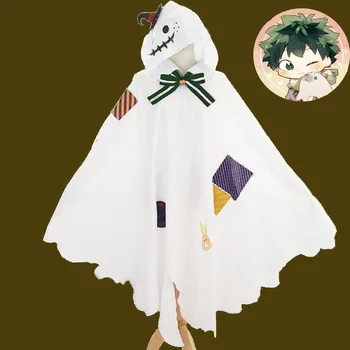 Boku No My Hero Academia Midoriya Izuku cosplay перуки, костюми дъждобран наметало за Хелоуин Коледа