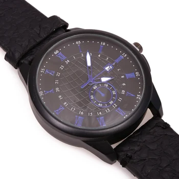 Top Brand, модни прости мъжки часовници, кожа, мъжки часовници мъжки часовници dled aviator ръчен часовник-4535