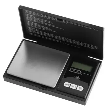 Мини-цифрови везни 300 гр/0,01 грама, LCD електронни златни бижута джобен грама тегло на нова