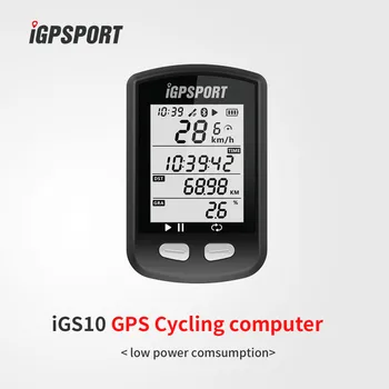 IGS10 байк компютър за измерване на скоростта IGPSPORT GPS безжична мотор километража водоустойчив пътен МТВ велосипед Bluetooth ANT+ компютър ритъм