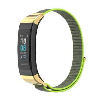 Mijobs найлонов каишка на китката, за Huawei Band 3 Подмяна на гривна каишка за часовник Smart Watch Band за Huawei Band 3