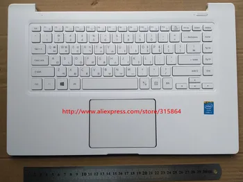 Корейската нова подредба на клавиатурата на лаптопа с touchapd palmrest за Samsung NT910S5J 910S5J NA98-00239B бял /черен