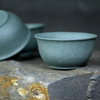 3 бр./лот глина Yixing лилаво глина малка чаша оригиналност традиционен чай китайските кунфу чаена чаша
