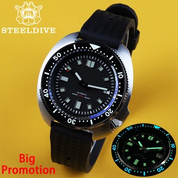 STEELDIVE Watch NH35 Diver механични Watches несигурни модни часовници мъжки автоматично ръчен часовник 2020 STEELDIVE 1970
