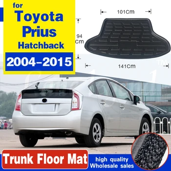 За Toyota Prius 2004-Заден Багажник Товарен Линейното Натоварване Подложка На Пода Килим Тава Мръсотия Удар 2005 2006 2007 2008 2009 2010 2011 2012
