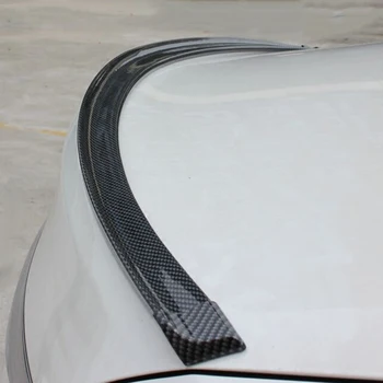 1,5 м Универсален автомобилен спойлер от въглеродни влакна, заден спойлер на покрива на крилата багажника Устна 3D стикер комплект опашка гума тапицерия екстериорни авто аксесоари