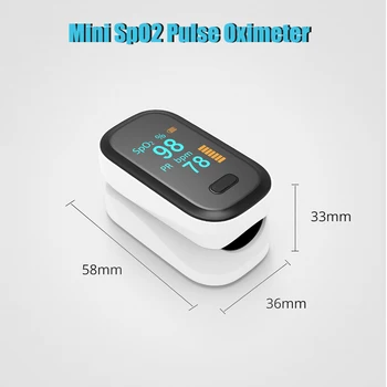 SpO2 PR монитор на сърдечната честота OLED цифров пръст оксиметър сатуратор на кислород в кръвта метър преносим пръст пулс оксиметри