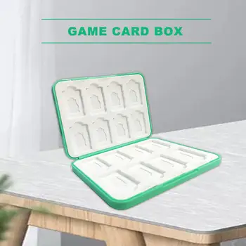 Портативен преносим кутия за съхранение слот аксесоари за Nintendo Switch устойчив на удари водоустойчив калъф за игра на карти пакет