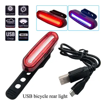 Няколко режима на осветление под наем светлина USB зареждане LED под наем светлина мигаща опашката предупреждение задна светлина