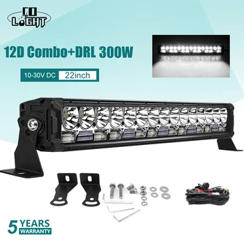 CO LIGHT 12Г Led Light Bar 120W 180W 300W 480W 600W 840W Combo DRL за 4x4 Off road ATV UAZ Truck 12V 24V Led Work Светлини Barra