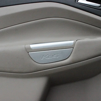 Моят добър колата хромирана дръжка на входната врата скоростна врати за съхранение подлакътник кутия за Ford Escape, Kuga 2013-2018