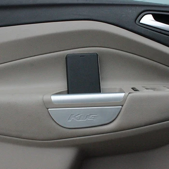 Моят добър колата хромирана дръжка на входната врата скоростна врати за съхранение подлакътник кутия за Ford Escape, Kuga 2013-2018