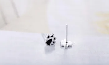 TJP мода 925 сребро дамски пръстени комплекти са прекрасен Котешки нокът момиче регулируем пръстен сладък дизайн на животните колие