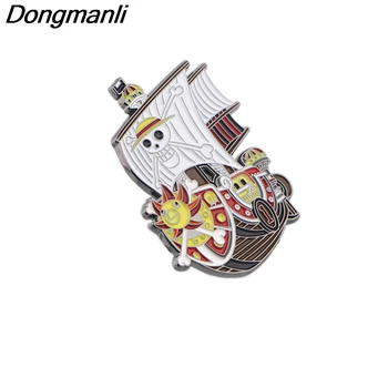 BG469 Dongmanli аниме кораб карикатура на твърдия емайл игли и брошки отличителни Пин раница, чанта иконата, дрехи, бижута, подаръци
