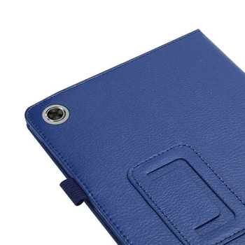 За Lenovo Tab M10 FHD Plus X606F Tablet Case изкуствена изкуствена кожа за защита на ударопрочная обвивка флип стоящ smart чанта за носене