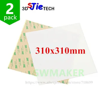 2pack 310x310mm матиран слабо полски лист PEI 3D Print Изграждане на Surface Polyetherimide PEI Sheet за 3D-принтер Creality CR-10