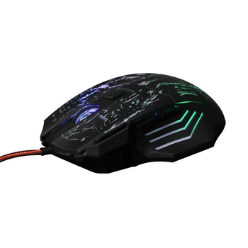 3200DPI 7 бутона 7 цвята led подсветка оптична проводна USB мишка Gamer мишката notebook PC компютърна мишка детска мишката, за Pro Gamer