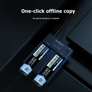 Класически M2P2-C3-C 10Gbps Dual Bay M. 2 NVMe SSD докинг станция Dock Offline Clone за компютърни настолни PC геймърите
