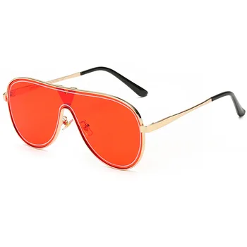 Нов 2020 Марка дизайн писмо слънчеви очила дамски модни метал слънчеви очила за дами реколта големи слънчеви очила нюанси gafas de sol