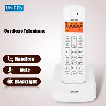 Цифров безжичен телефон с Интерфоном аларма покана ID Handfree задно осветен LCD дисплей фиксиран безжичен телефон за офис домашен бизнес