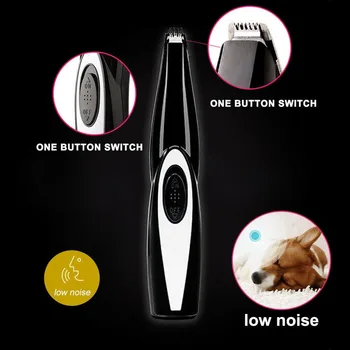 Електрически Пет Нокти Hair Trimmer Мелница Cat Dog Grooming Tool прическа нож USB акумулаторна куче прическа лапи бръснач Clipper