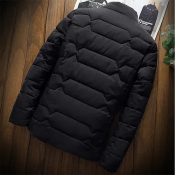 есен-зима нова яке мода тенденция на ежедневни удебелена топли памучни дрехи тънък бейзбол палто размер надолу топло яке