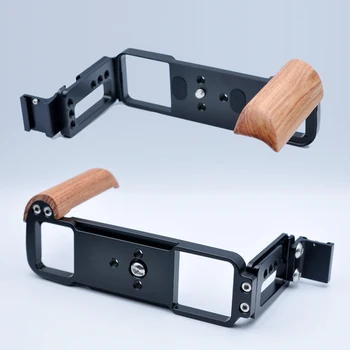 Дървена скоба л за фотоапарат Fuji GFX 50R Fujifilm с горещ притежател на ръцете на притежателя на обувката